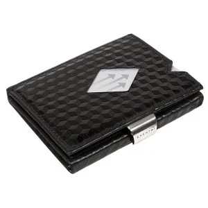 Exentri Wallet Lommebok og Kortholder Black Cube